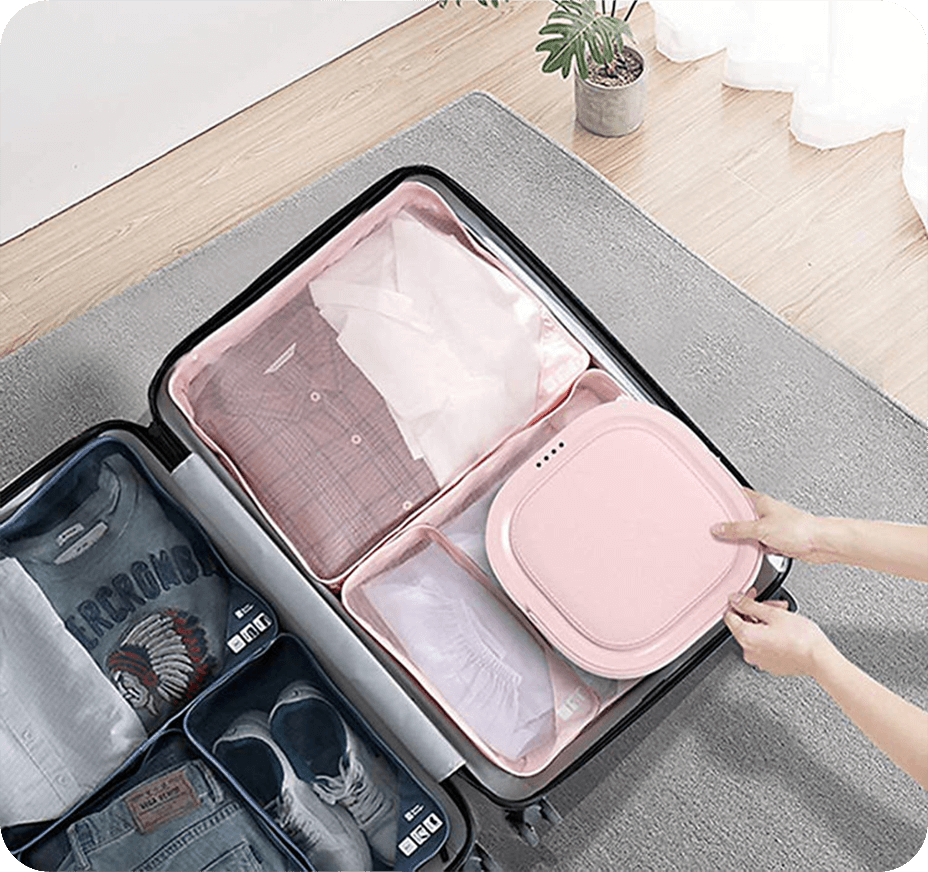 Pralka MOYU Folding Portable Washing Machine Pro (Pink)